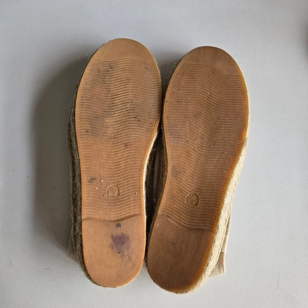 Soludos Canvas Embroidered Espadrilles Sz‎ 9.5 Watermelon Summer Vacation Casual
